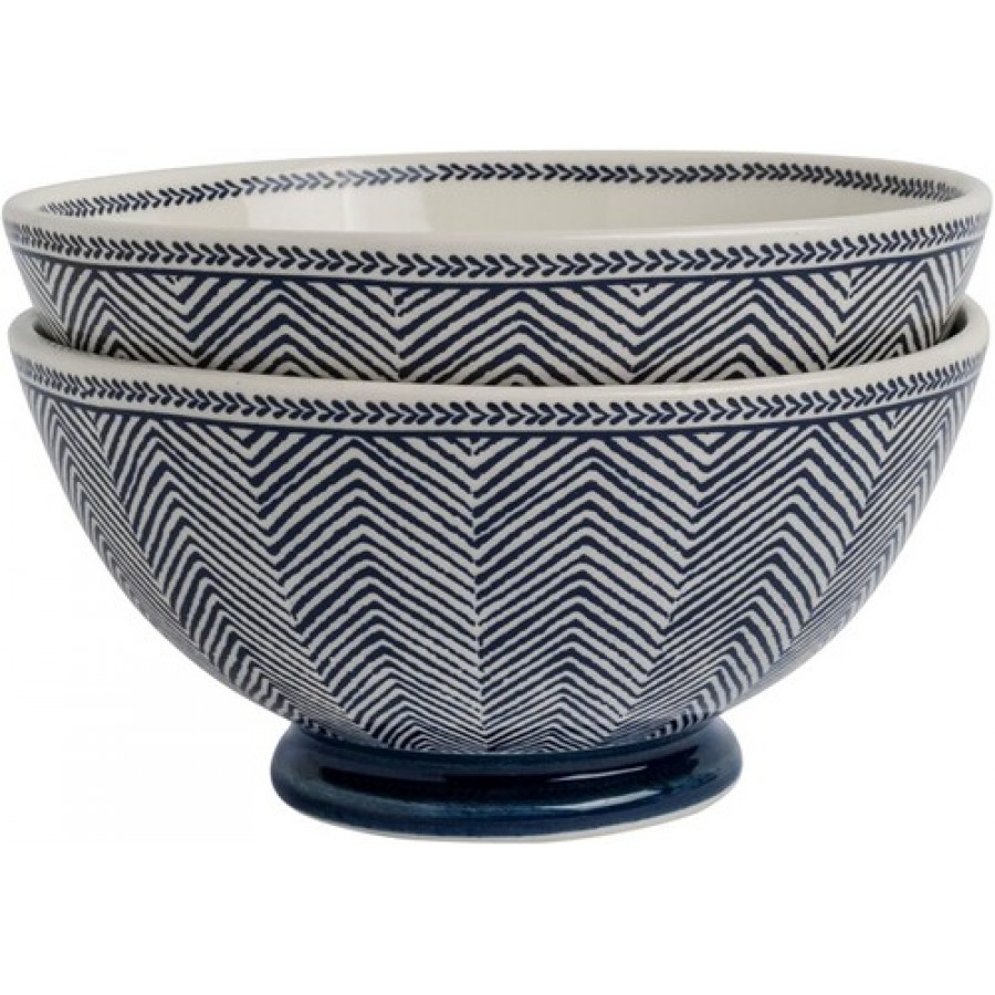 Набор пиал Laura Ashley Edwin Blue 15,5 см, 2 шт